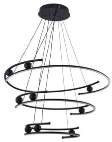 LED Stmievateľný luster na lanku LED/170W/230V 3000-6500K + diaľkové ovládanie