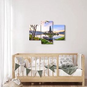 Obraz - Chrám Pura Bratan (90x60 cm)