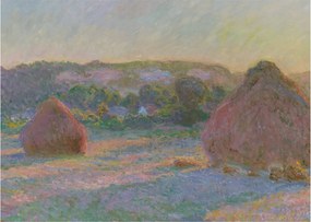 Obraz - Claude Monet, Stacks of Wheat (End of Summer) , reprodukcia (70x50 cm)