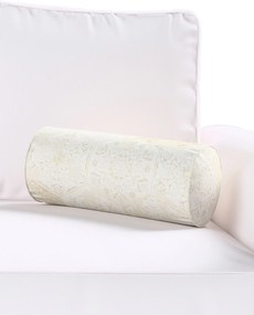 Jednoduchý valcový vankúš farba produktu sivá látka lesklá, zapletaná, vzorované