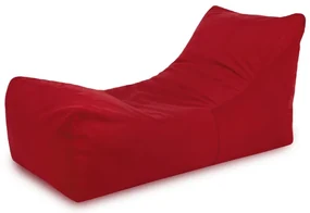 Leňoška LOUNGE ATENA plyš červená