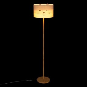Atmosphera - Detská stojacia lampa FÉLIX 1xE27/40W/230V s motívom mačky