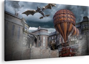 Obraz - Surrealistická krajina (90x60 cm)