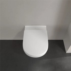 VILLEROY &amp; BOCH O.novo závesné WC s hlbokým splachovaním bez vnútorného okraja, 360 x 560 mm, biela alpská, s povrchom CeramicPlus, 5660R0R1