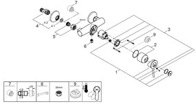 GROHE 23786000 - Sprchová batéria START CLASSIC 150 mm, lesklý chróm