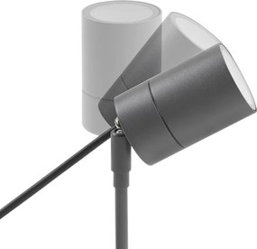 Inteligentný moderný reflektor antracit IP44 vr. WiFi GU10 - Solo