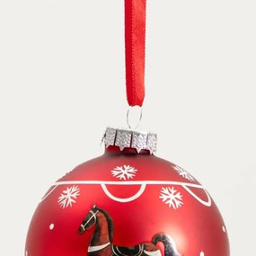 Závesná vianočná dekorácia AMILLY červená 749605 (3 ks)