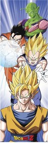 Plagát, Obraz - Dragon Ball - Saiyans, (53 x 158 cm)