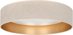 BRILAGI-LED Stropné svietidlo VELVET SIMPLE LED/24W/230V 3000K priemer 45 cm krémová/zlatá