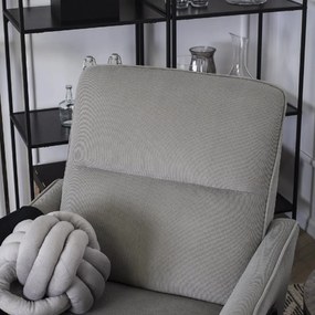 PROXIMA.store - Dizajnové kreslo ALBERTO FARBA: béžová