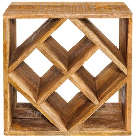 Polica na víno Cubus 40cm Mango 5ks