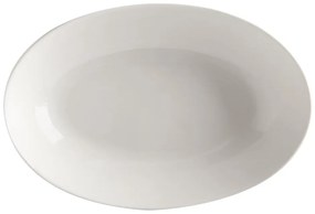 Biely porcelánový hlboký tanier Maxwell & Williams Basic, 25 x 17 cm