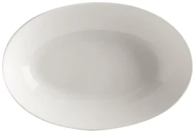 Biely porcelánový hlboký tanier Maxwell &amp; Williams Basic, 25 x 17 cm