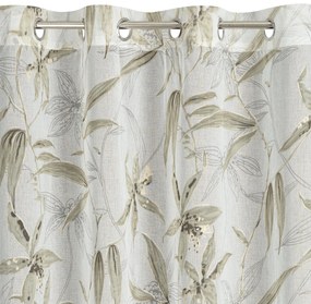 ZÁVES NA KRÚŽKOCH PATI 140X250 CM KVETY