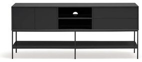 Čierny TV stolík 175x74x45 cm Platt – Teulat