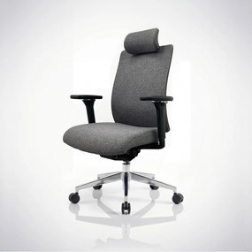 Ergonomická kancelárska stolička tmavosivá VECTOR