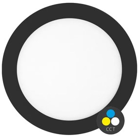 Ecolite LED-WSL-CCT/25W/CR- LED Podhľadové svietidlo LADA LED/25W/230V IP44 čierna