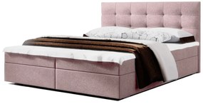 Čalúnená posteľ FADO 2 + rošt + matrace+ topper, 140x200, cosmic14