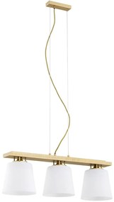 Argon 6250 - Luster na lanku ARDEN 3xE27/15W/230V zlatá