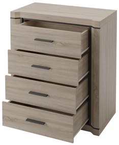 Komoda Xena XV-4 (sonoma). Vlastná spoľahlivá doprava až k Vám domov. 1123251