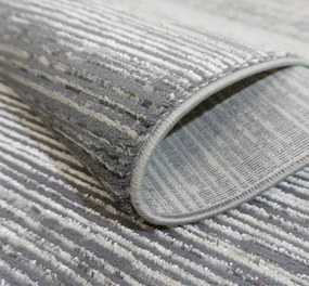 Koberec Esprit 3605 GREY – sivý vzorovaný obdĺžnik Rozmer: 140x190 cm