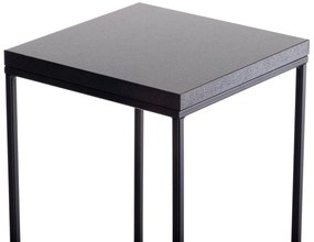 STOJAN NA KVETINÁČ BASICLOFT 60X24X24 CM ČIERNA