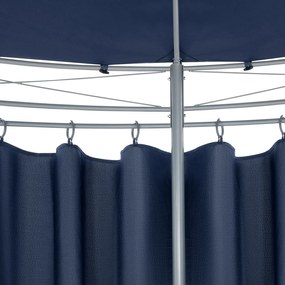 InternetovaZahrada Záhradný altánok Toscana Ø3,5 m - modrá