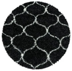Ayyildiz koberce Kusový koberec Salsa Shaggy 3201 anthrazit kruh - 80x80 (priemer) kruh cm