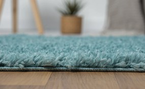 My Flair, Behúň My Shaggy hellblau, 80x300, modrá, chodba / predsieň