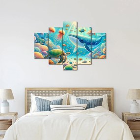 Obraz - Svet pod hladinou (150x105 cm)