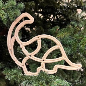 DECOLED Dinosaurus, 30 cm, biely