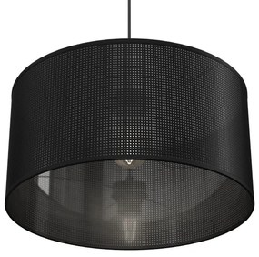 Luster na lanku LOFT SHADE 1xE27/60W/230V pr. 40 cm čierna