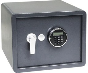 Trezor RS.30R.LA oceľový s elektronickým zámkom s alarmom a LCD displejom, sivý