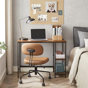 PC stôl s úložným priestorom, 2-úrovňovou ľavou alebo pravou policou