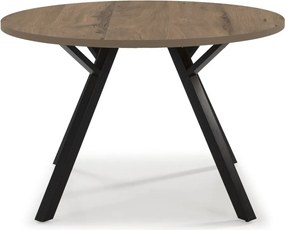 Okrúhly jedálenský stôl v dekore orecha ø 120 cm Beni - Marckeric