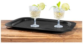 Čierny servírovací podnos Wenko Black Outdoor Kitchen