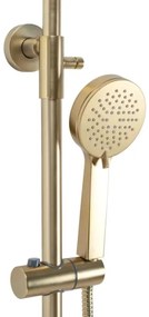 REA-P2323 - Sprchová súprava s termostatickou batériou PAROT brúsené zlato