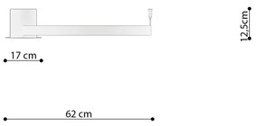 Stropné svietidlo RIO 55 zlatá LED 4000K