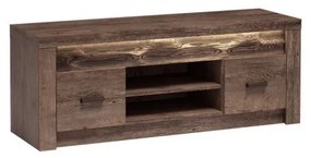 TV stolík Indianapolis 137 cm jaseň tmavý