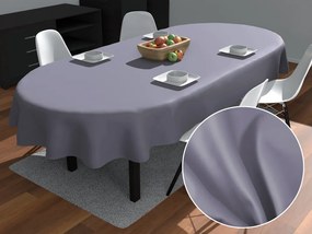 Biante Oválny bavlněný saténový ubrus ST-016 Modrosivý 50x100 cm