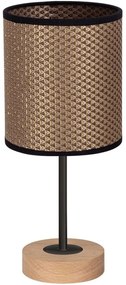 Spot-Light 7017401011553 - Stolová lampa BENITA 1xE27/60W/230V dub