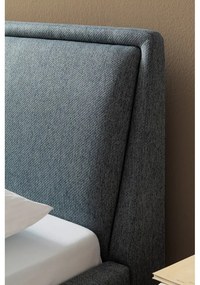 Zelená/modrá čalúnená dvojlôžková posteľ bez roštu 180x200 cm Frieda – Meise Möbel