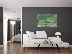 Obraz - Claude Monet, The Japanese Footbridge, reprodukcia (90x60 cm)
