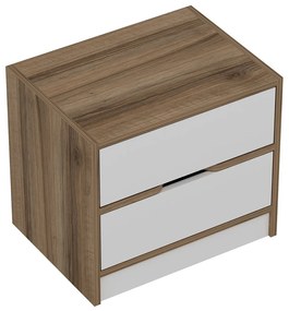 Nočný stolík Elina Walnut White