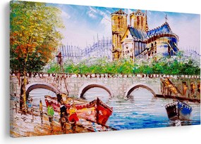 Obraz - Olejomaľba mesta (90x60 cm)