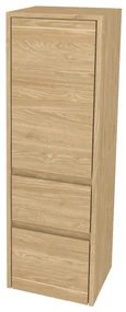 Mereo, Mereo Opto kúpeľňová skrinka vysoká 125 cm, pravé otváranie, Multidecor, Dub olejovaný, MER-CN995PDUO1