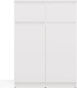 Komoda Malwa 2DD2S 70 cm bílá