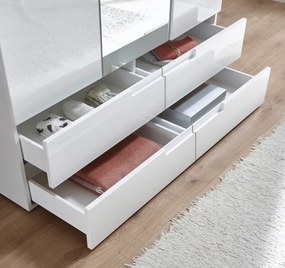 Šatníková skriňa so zásuvkami Spice