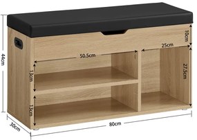 Botník so sedením LHS030B11