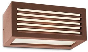 Redo 9899 - Vonkajšie nástenné svietidlo BRICK 1xE27/23W/230V IP54 hnedá